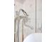 Modern bathroom faucet with marble accents and elegant design at 5157 Latrobe Dr, Windermere, FL 34786