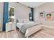 Bright and serene bedroom featuring two windows, a comfortable bed, and matching nightstands at 5157 Latrobe Dr, Windermere, FL 34786