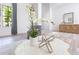 Bright living room with stylish decor, wood floors, and natural light at 5157 Latrobe Dr, Windermere, FL 34786