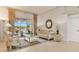 Cozy living room showcasing stylish decor, comfortable seating, and seamless indoor-outdoor flow at 5944 Lake Melrose Dr, Orlando, FL 32829