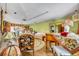 Elegant living room with a piano, stylish lamps, hardwood flooring, and a bright, inviting ambiance at 604 Ponca Trl, Maitland, FL 32751