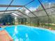 Inviting screened-in pool with clear blue water and ample deck space at 750 Sw 91St Pl, Ocala, FL 34476