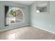 Home office offering a window view and neutral paint at 801 Hunt Dr, Lake Wales, FL 33853