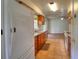 Traditional kitchen with wood cabinets, stainless dishwasher, and white refrigerator at 916 Great Bend Rd, Altamonte Springs, FL 32714