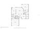 First floor plan of a single Gathering home with garage, living spaces, and bedrooms at 1203 Stone Harbour Rd, Winter Springs, FL 32708