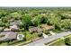This is an aerial view of the property showcasing its position in a lush, green, and established neighborhood at 1508 Southwind Ct, Casselberry, FL 32707