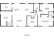 A detailed floor plan with dimensions including bedrooms, bathrooms, kitchen, living room, and utility room at 2311 Olivet Ave, Leesburg, FL 34748