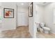 Bathroom with toilet, sink and vanity at 3002 Secret Lake Dr, Kissimmee, FL 34747