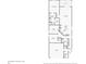 Detailed floor plan showcasing the layout of a single-Gathering home with measurements and room names at 4122 Sagefield Dr, St Cloud, FL 34773