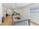 Modern kitchen featuring a granite island and an open floorplan for easy entertaining at 4122 Sagefield Dr, St Cloud, FL 34773