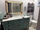 Bright bathroom with a vanity and commode at 4186 Buglers Rest Pl, Casselberry, FL 32707