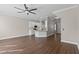 Spacious living area featuring hardwood floors, modern fixtures, and an open-concept design at 461 Black Knight Way, Longwood, FL 32779