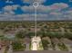 An aerial view of a single Gathering home, showcasing the surrounding community at 4993 Hook Hollow Cir, Orlando, FL 32837