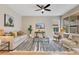 Inviting living room featuring neutral colors, plush seating, and modern decor at 4993 Hook Hollow Cir, Orlando, FL 32837