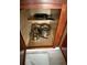 View of organized pots and pans inside of kitchen cabinet at 6165 Carrier Dr # 1801, Orlando, FL 32819