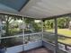 View from the screened porch of the backyard playset at 11314 Huggins St, Leesburg, FL 34788