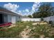 The backyard is fenced and has lots of room for your pets and your  at 1858 Snapper Dr, Poinciana, FL 34759