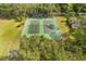 Aerial view of community tennis courts, offering a recreational amenity for residents at 1947 Broadleaf Ct, Windermere, FL 34786