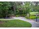 Scenic canoe launch with lush landscaping, offering outdoor recreation and waterfront access at 267 Osprey Hammock Trl, Sanford, FL 32771