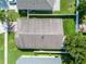 Aerial view showcases the home within a residential neighborhood at 2729 Stanwood Dr, Kissimmee, FL 34743