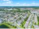 An overview of a suburban community with tree-lined streets, multiple ponds, and varied home styles at 2729 Stanwood Dr, Kissimmee, FL 34743