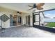 Outdoor covered and screened patio providing outdoor living space and protection from the elements at 2729 Stanwood Dr, Kissimmee, FL 34743