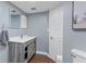 Bathroom featuring modern sink, vanity, and fixtures at 400 E Colonial Dr # 207, Orlando, FL 32803