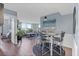 Open-concept dining area with modern decor and furniture at 400 E Colonial Dr # 207, Orlando, FL 32803