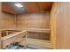 The sauna includes multiple levels of seating at 400 E Colonial Dr # 207, Orlando, FL 32803