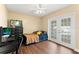 Cozy bedroom with direct access to a private pool area, perfect for relaxation and enjoyment at 407 Westchester Dr, Altamonte Springs, FL 32701