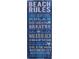 Aesthetic beach-themed sign with inspirational quotes about beach living at 4153 S Atlantic Ave # 2120, New Smyrna Beach, FL 32169