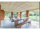 Charming picnic pavilion with brick pillars, picnic tables and view of a playground at 848 Magnolia Creek Cir, Orlando, FL 32828