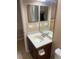 Well-lit bathroom vanity with sink, mirror and fixtures at 8608 Falstaff Pl, Oviedo, FL 32765