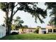 Backyard featuring a home with a patio and a shed is surrounded by a large shade tree at 920 Timor Ave, Orlando, FL 32804