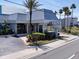 Inviting Ocean Jewels Club building, complete with well-kept landscaping at 935 S Atlantic Ave # 244, Daytona Beach, FL 32118