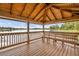 Inviting lakeside gazebo with bench seating offering picturesque water views for relaxation and enjoyment at 9455 Belmont Ter, Oviedo, FL 32765