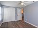 Cozy bedroom with ample closet space and neutral decor at 1002 S Locust Ave, Sanford, FL 32771