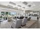 Living area flows into the kitchen, featuring a view of the lawn at 1112 Preserve Point Dr, Winter Park, FL 32789