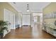 Inviting foyer with hardwood floors, offering a warm welcome to the home at 1425 Riviera Dr, Kissimmee, FL 34744