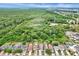 An aerial view highlights the community's lush surroundings and the proximity of homes to green spaces at 1429 Carey Glen Cir, Orlando, FL 32824