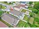 This aerial view showcases a home with a large fenced in yard, ideal for outdoor activities and privacy at 1429 Carey Glen Cir, Orlando, FL 32824