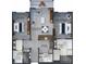 Detailed floor plan showcasing bedrooms, baths, kitchen, living/dining area, and balcony layout at 14501 Grove Resort Ave # 2440, Winter Garden, FL 34787