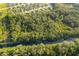 See this aerial photo of homes bordering a protected conservation area with a beautiful creek in the community at 16379 Blooming Cherry Dr, Groveland, FL 34736
