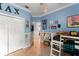 Bedroom with built-in closet and decorations at 17523 Doris St, Montverde, FL 34756