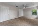 Spacious bedroom featuring a ceiling fan, a window, and a closet at 202 Ferryboat Ct, Orlando, FL 32828