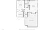 Detailed second floor plan showing layout of bedrooms, bathrooms, attic, and closets at 202 Ferryboat Ct, Orlando, FL 32828