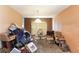 This dining area shows neutral colors, overhead light, and could be staged to show a cozy eating area at 2305 Rio Grande Forest Ln, Kissimmee, FL 34759