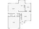 Detailed first floor plan showing kitchen, living spaces, laundry, garage, bathroom, and foyer at 2305 Rio Grande Forest Ln, Kissimmee, FL 34759