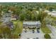 Scenic aerial view captures the property nestled among lush greenery and neighboring homes at 2826 Ne 7Th St, Ocala, FL 34470