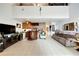 Open-concept living space with high ceilings and tile flooring at 2826 Ne 7Th St, Ocala, FL 34470